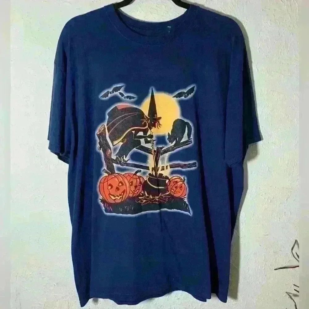 Witch and Black Cat Halloween Shirt​